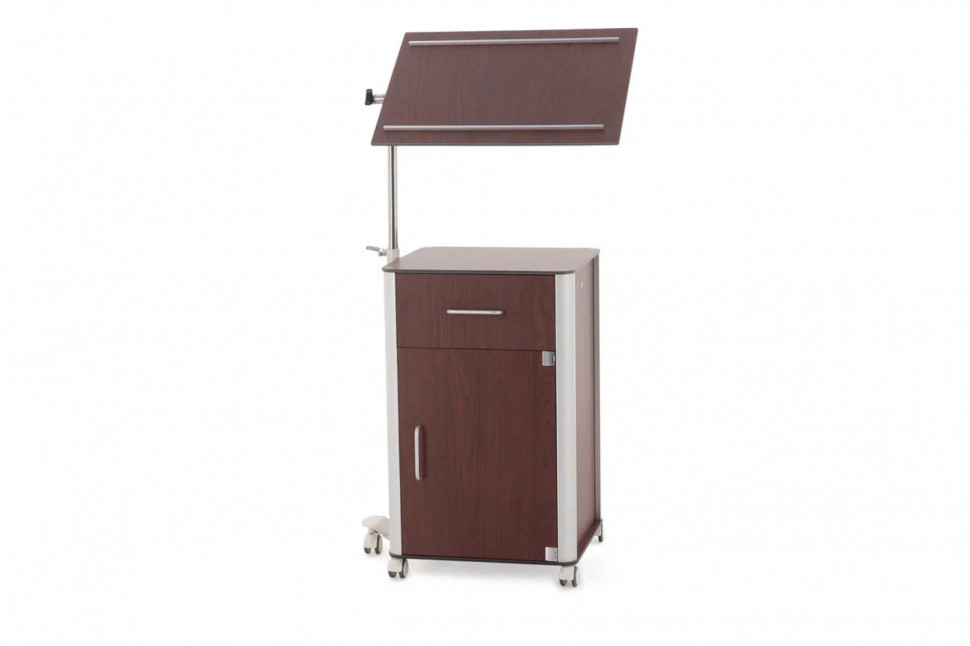 Тумба прикроватная MED-MOS с поворотной столешницей BLZ 030 (ПТ-001/ПТ-004) коричневый